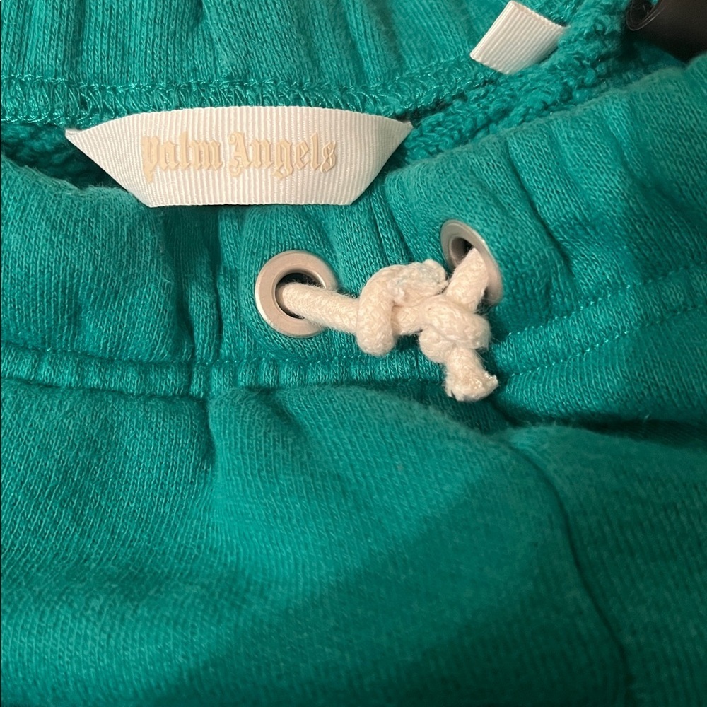 Palm Angels Girls Classic Overlogo Sweatpant, Green size 6 - Picture 2 of 9